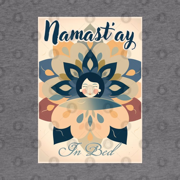 Namast'ay in bed - Mandala by Czajnikolandia